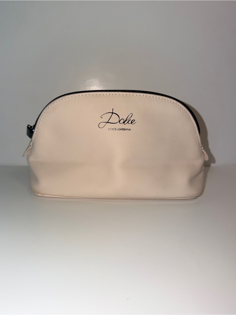 Dolce & Gabbana D&G Dolce Cream Makeup Cosmetic Bag Pouch